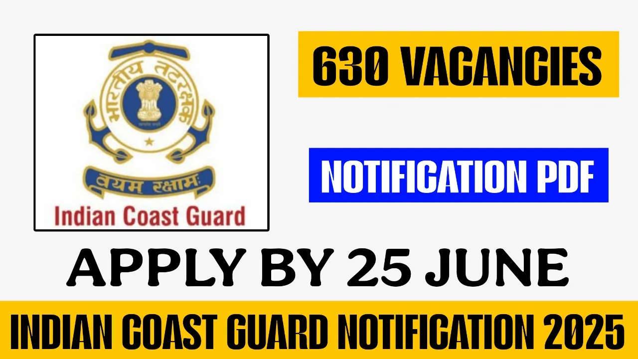 Indian Coast Guard Notification 2025